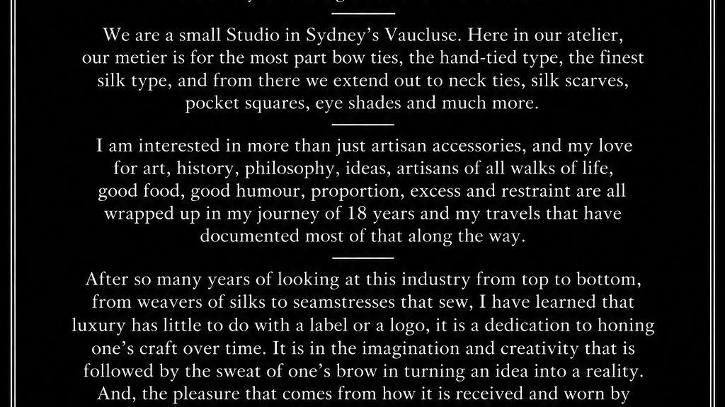 A Note From The Founder - In Case You Just Found Us