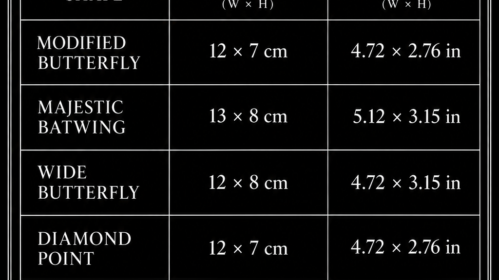 Conversion Of Our Sizes For Our American Customers