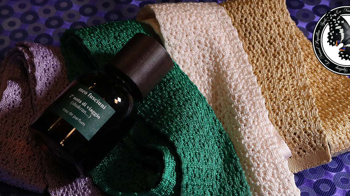 2# Nota Di Viaggio (Shukran) Is Our New Scent And New Knitted Ties On The Website