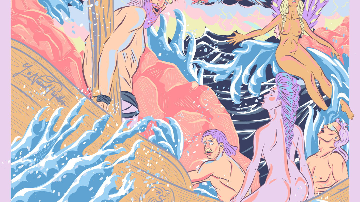 Odysseus Resists The Call Of The Sirens