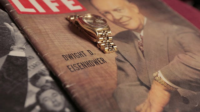 Some Say The Greatest Rolex Of All Time - President Dwight D. Eisenhower's Datejust With Jubilee Bracelet