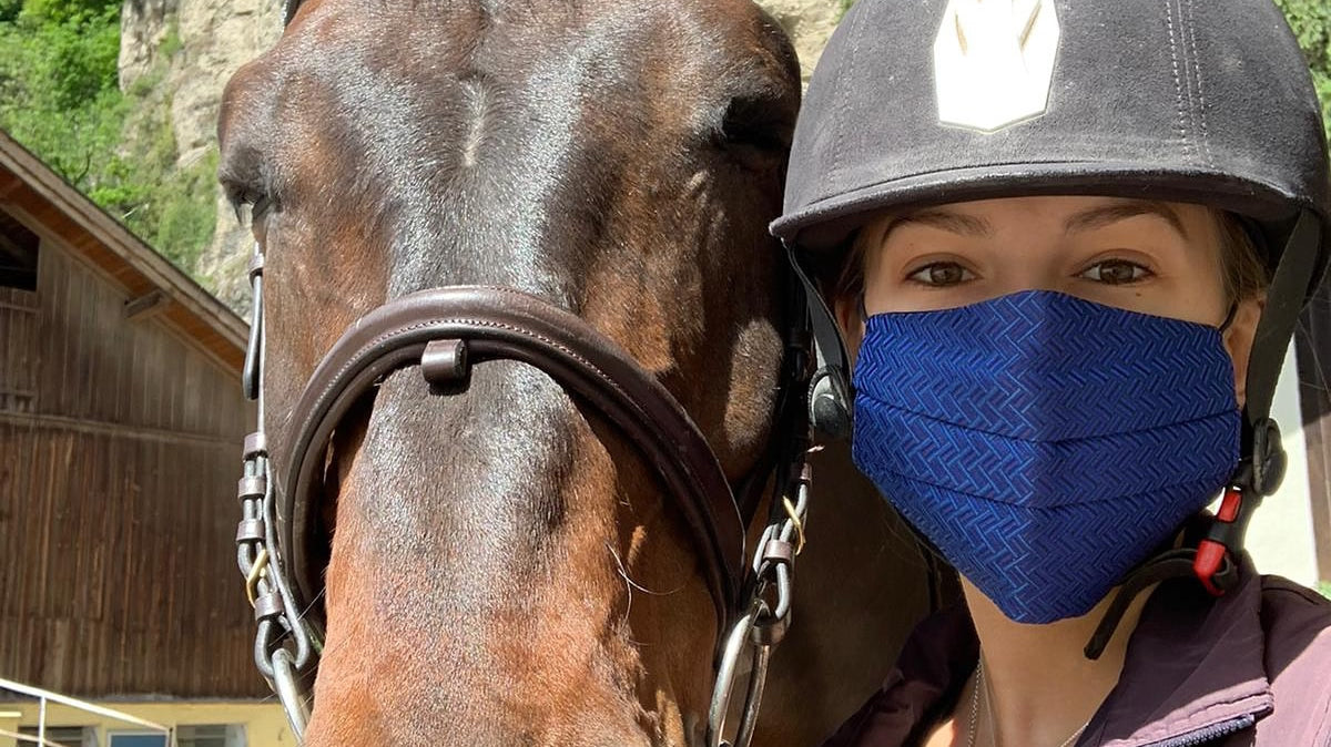Alessandra Porenta - Austrian Show Jumper And Now Face Mask Wearer