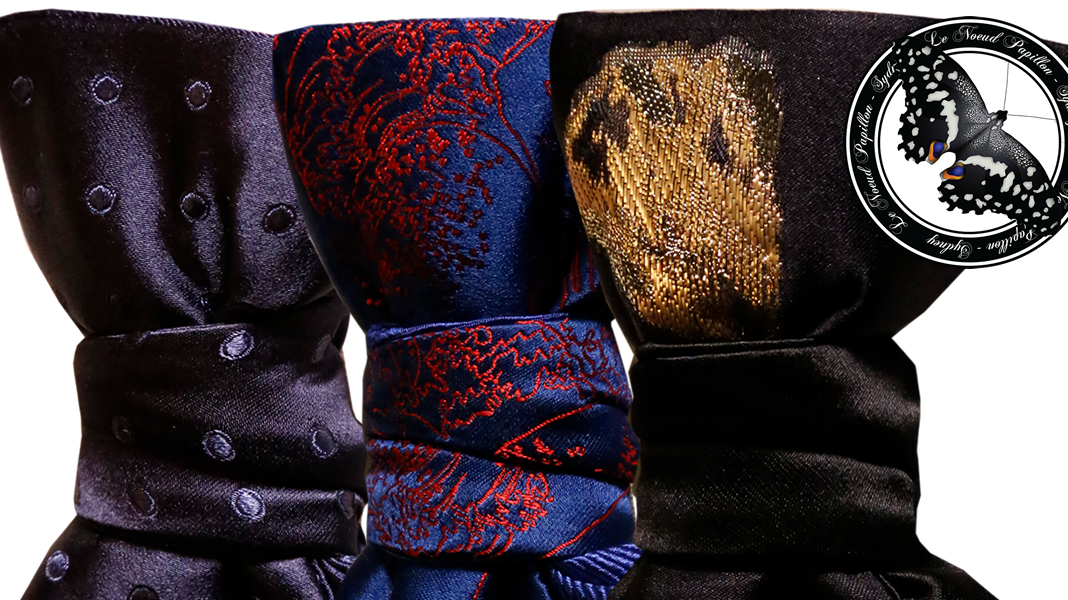 Hand-Selecting And Hand-Cutting Silks Makes A Difference - Black Tie Peacock Bow Ties