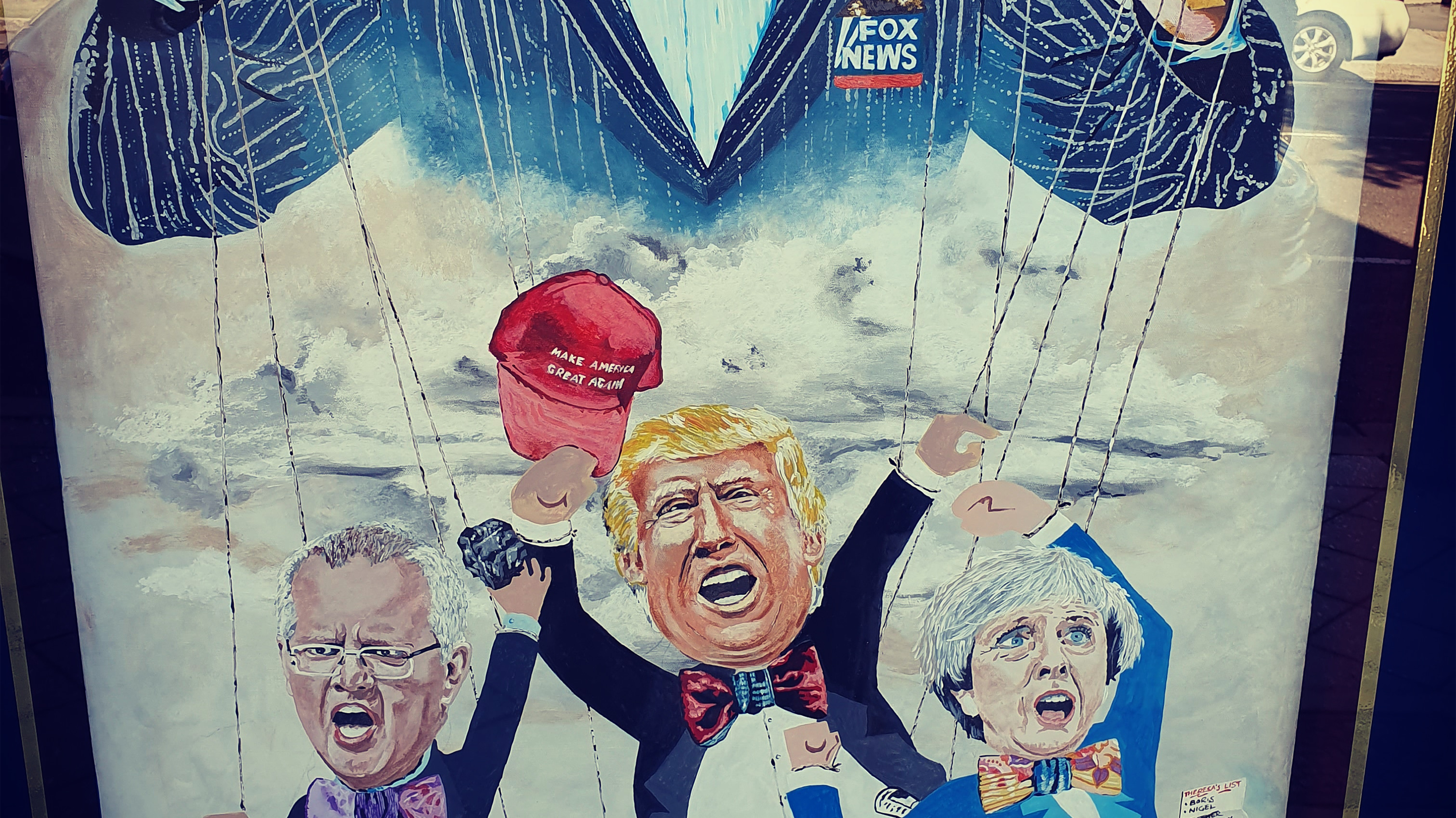 The Political Landscape 2019 - The New Window Painting By Peter Howard