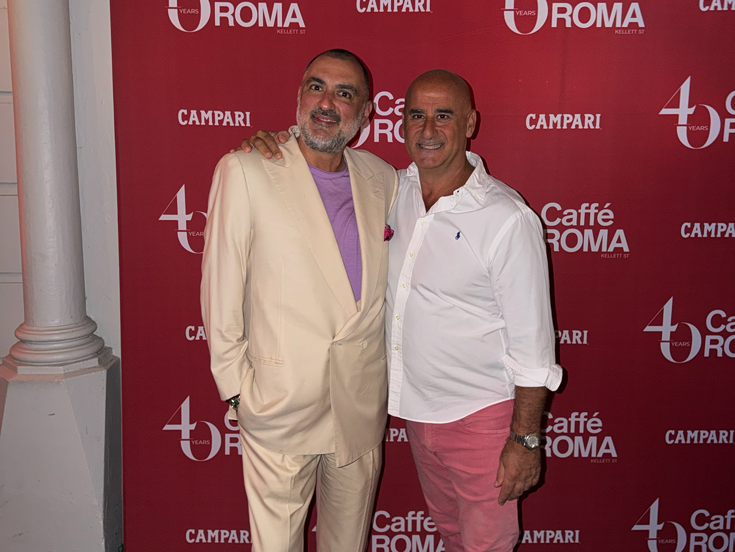 Caffe Roma Turns 40, Congratulations Danilo !