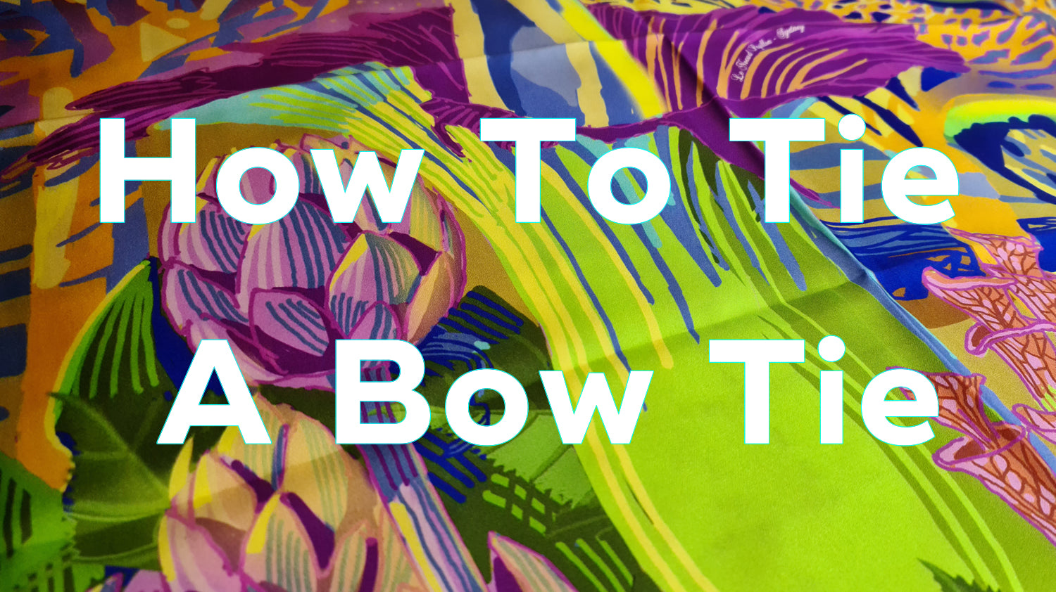 8 Easy Steps To Tying A Bow Tie