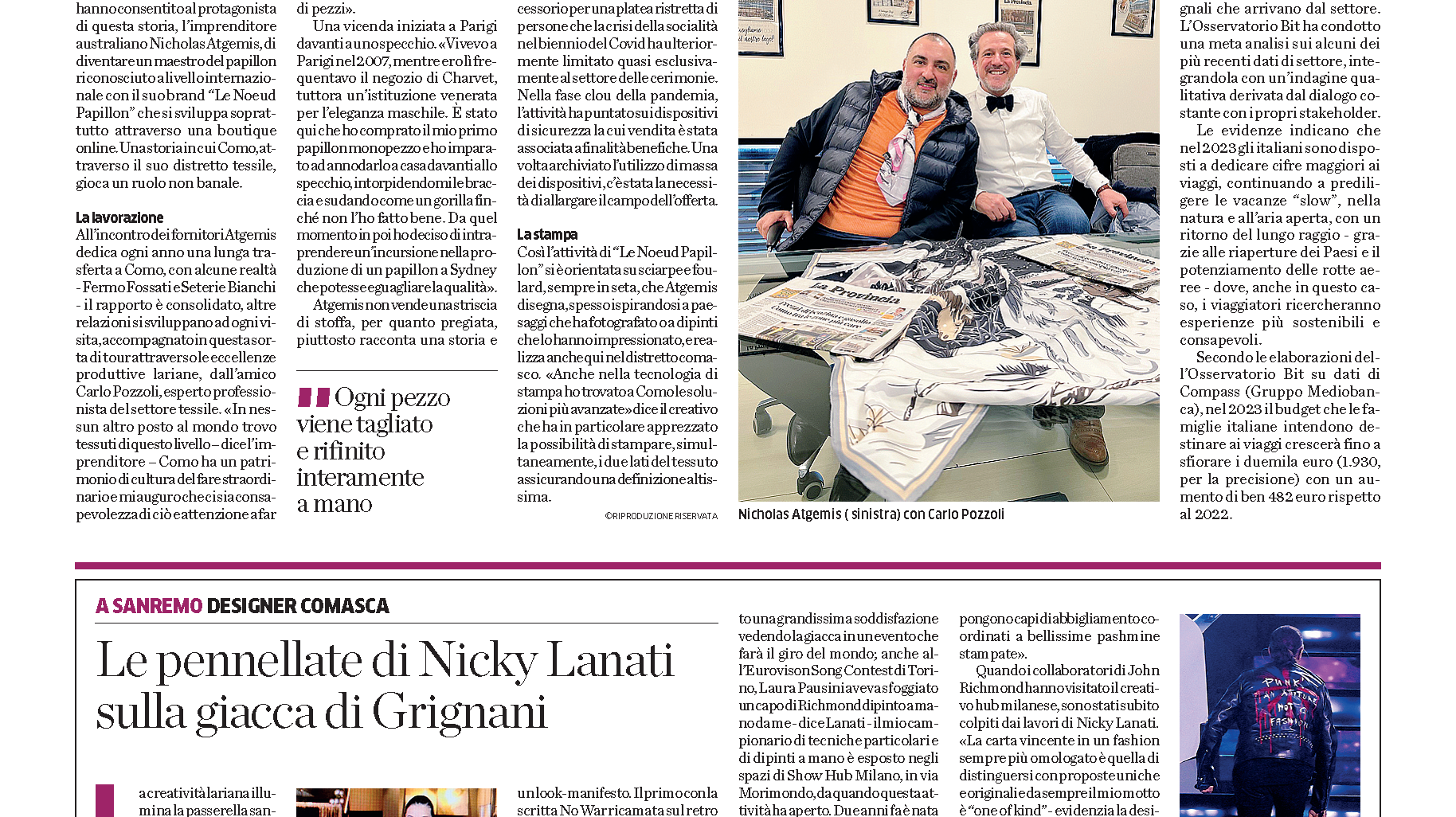 Thoughts on Como And What I Told La Provincia