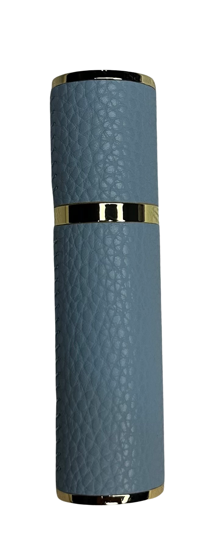 Engraved PU Leather 10ML Atomiser In Aegean Blue
