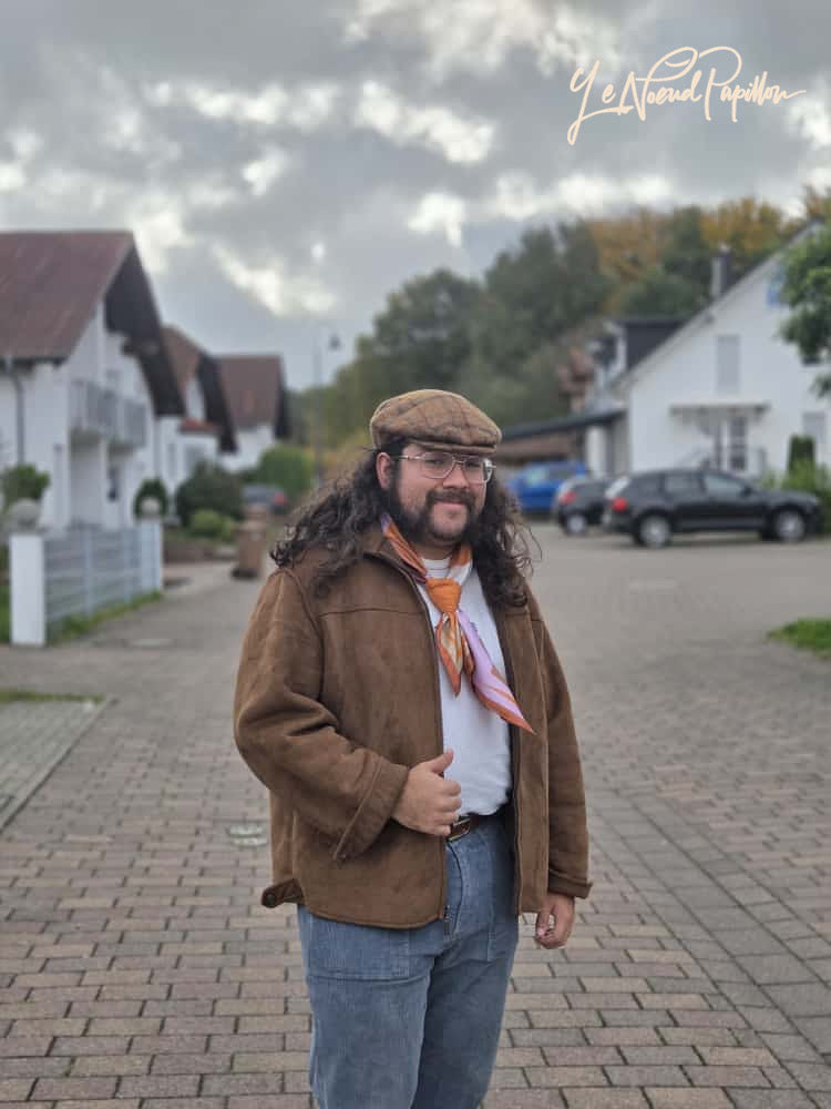 Daniel You Are A Star! The Clementine Chambon x Le Noeud Papillon Silk Scarf In Germany