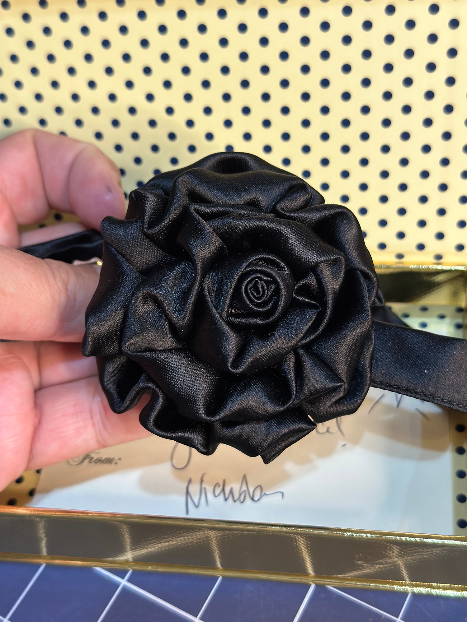 The Black Majestic Rose By Le Noeud Papillon