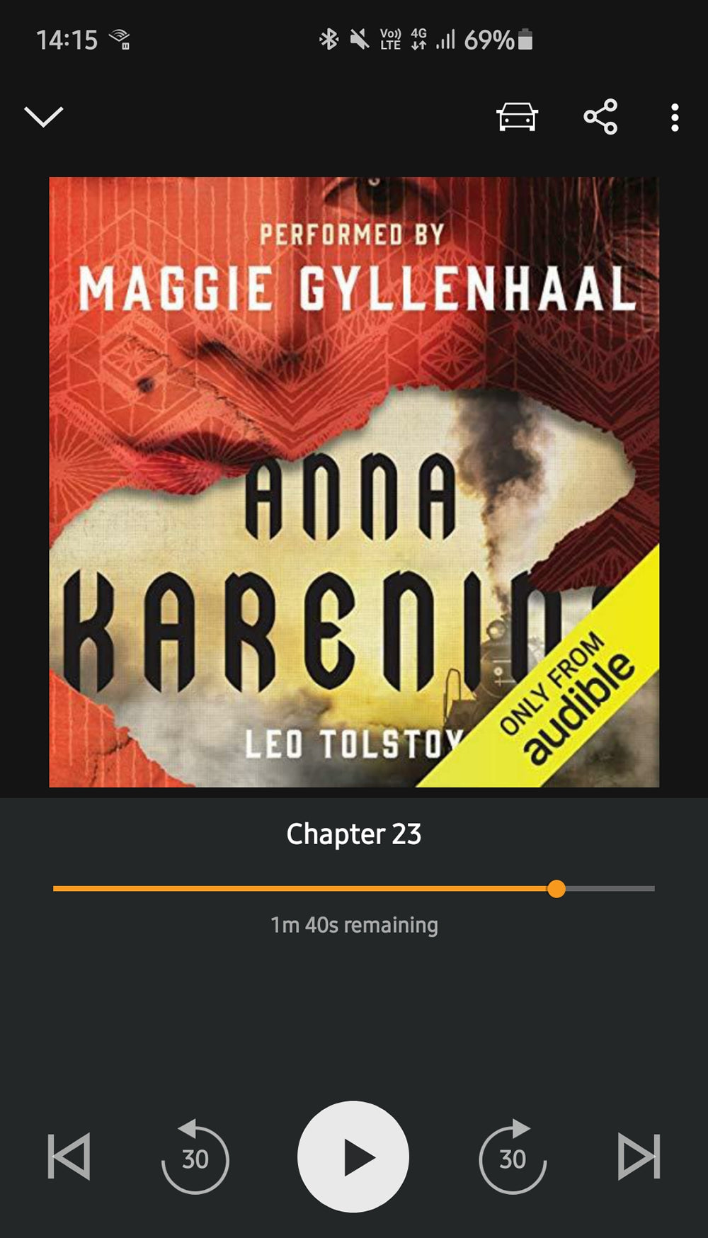 If You Are Bored And Love Literature But Still Don't Have The Time - Might I Recommend Anna Karenina Ready By Maggie Gyllenhaal On Audible
