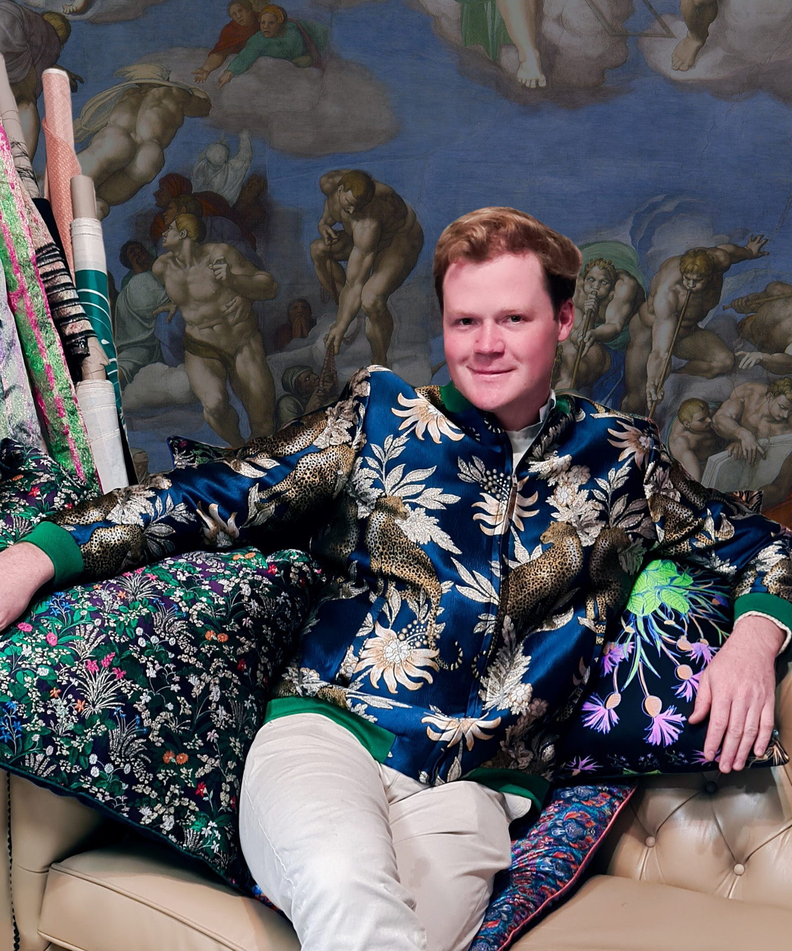 Le Noeud Papillon Silk And Lurex Bomber Jackets - Bespoke Orders Only Through The Sydney Studio
