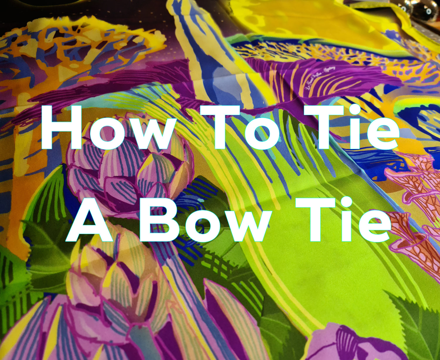 8 Easy Steps To Tying A Bow Tie