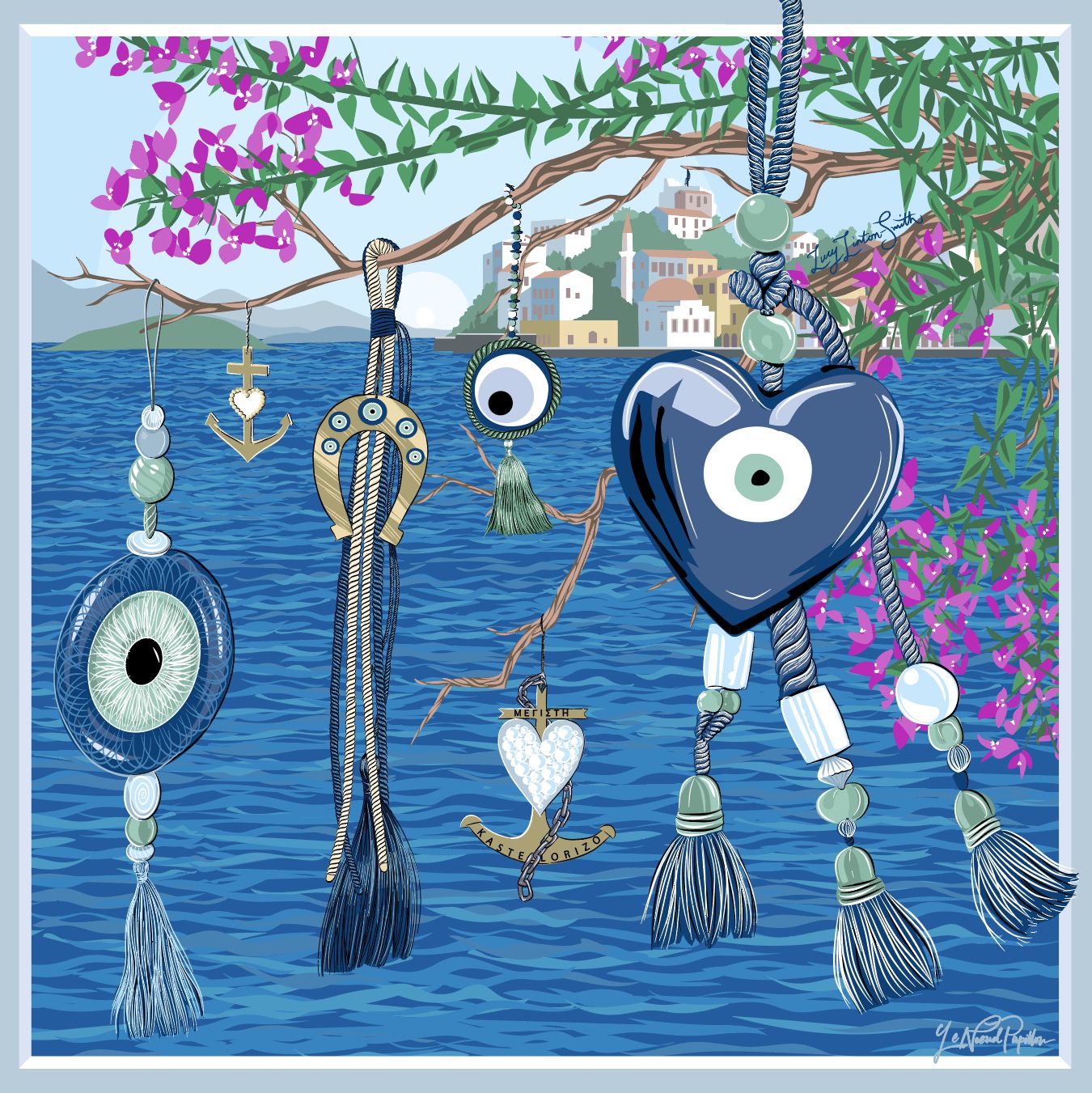 My Island Homes - Two New Limited Edition Printed Silks