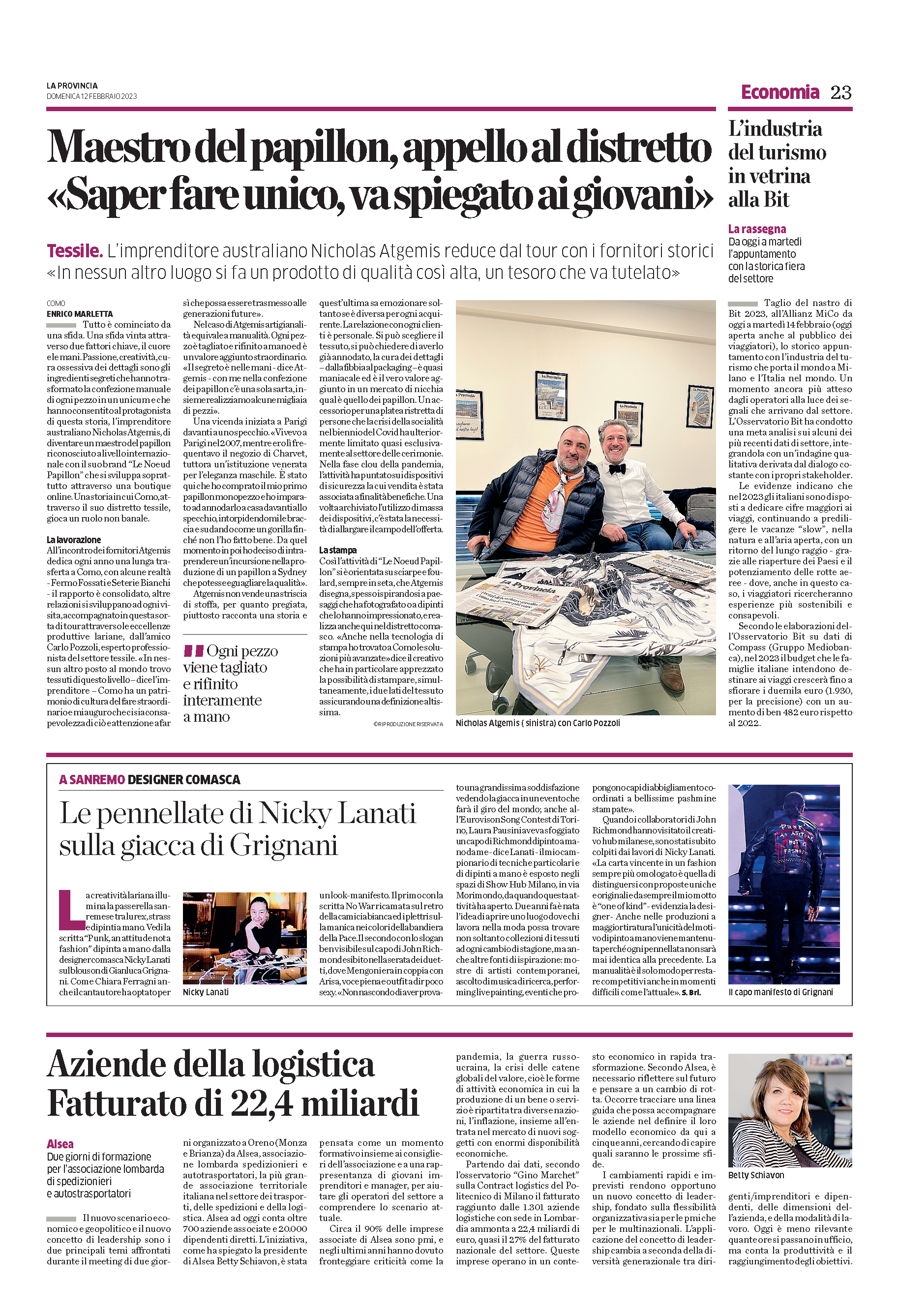 Thoughts on Como And What I Told La Provincia