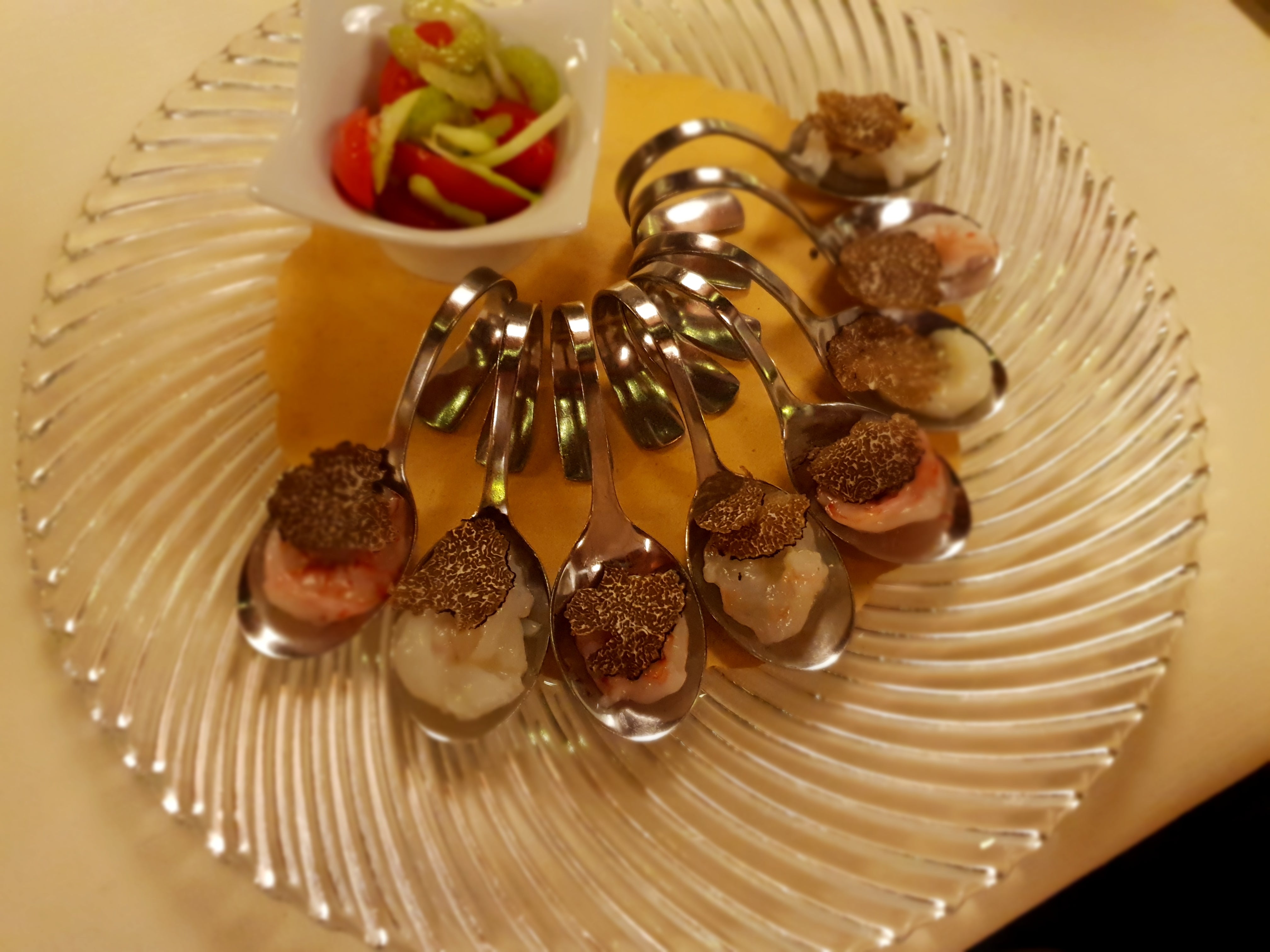 Ristorante Sant'Anna In Como - A Truffle Prawn Dish You Will Love