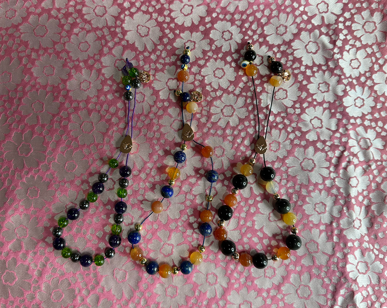 Worry Beads With Meaning - Fine Gemstone Worry Komboloi Referencing Greek Mythology