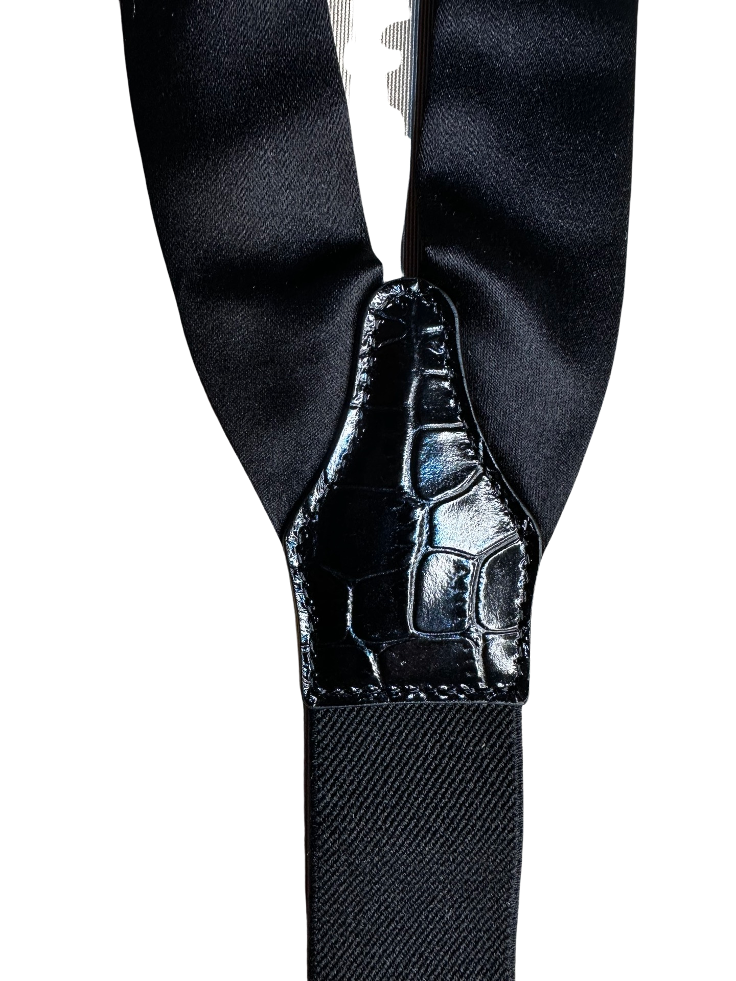 Black Tie Silk Braces  | New!!!