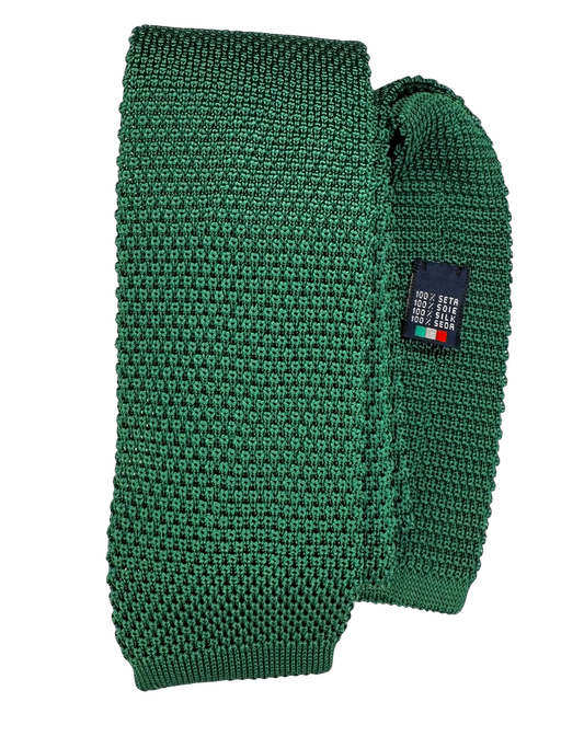 Kelly Green Knitted Tie