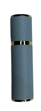 Load image into Gallery viewer, Limited Edition Engraved PU Leather 10ML Atomiser In Aegean Blue | New!
